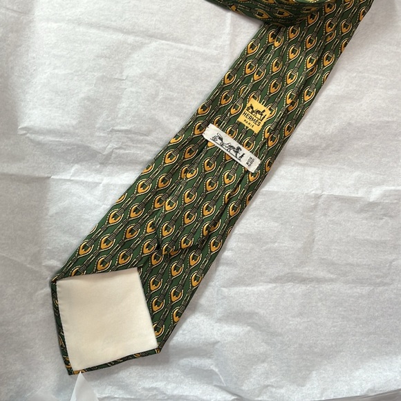 Hermes Tie, authentic, vintage - Picture 5 of 5